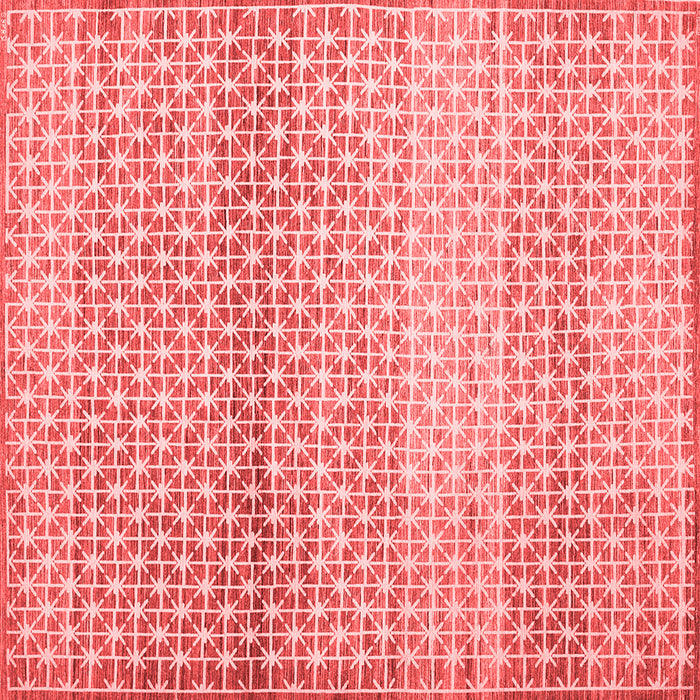 Machine Washable Abstract Red Contemporary Rug, wshcon525red