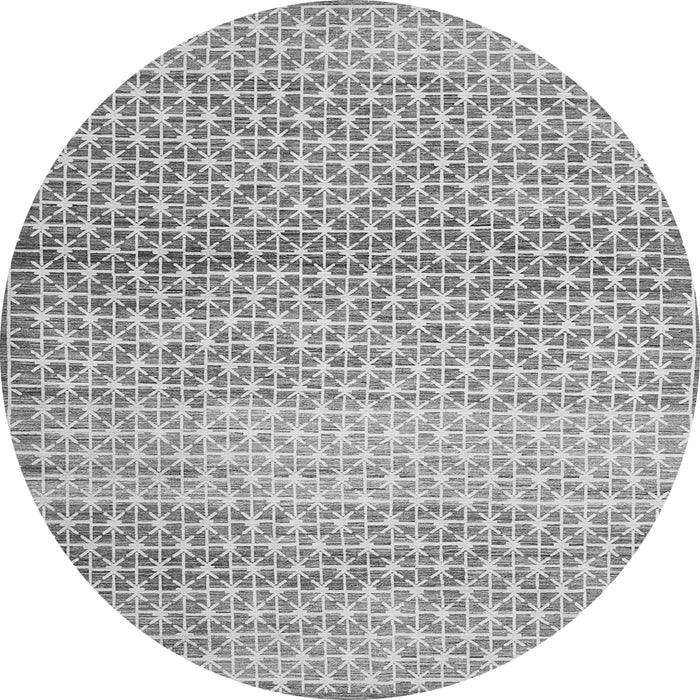 Machine Washable Abstract Gray Contemporary Rug, wshcon525gry
