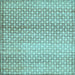 Square Machine Washable Abstract Light Blue Contemporary Rug, wshcon525lblu