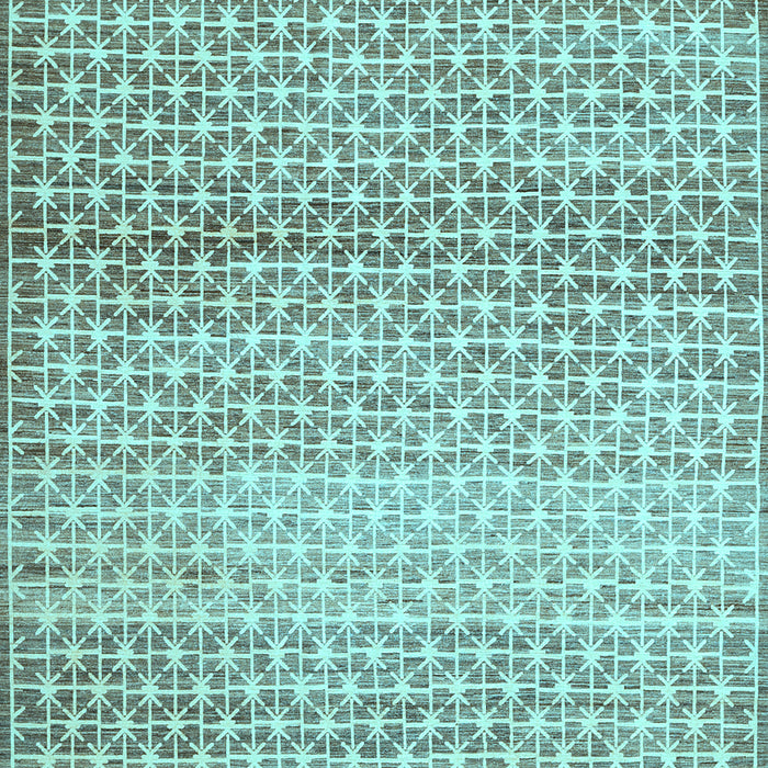 Abstract Light Blue Contemporary Rug, con525lblu