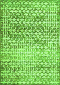 Abstract Green Contemporary Rug, con525grn