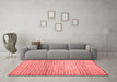 Contemporary Red Washable Rugs