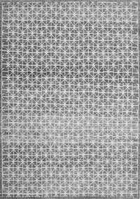 Abstract Gray Contemporary Rug, con525gry