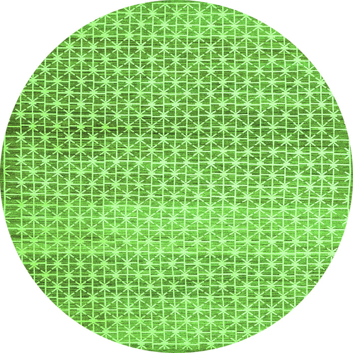 Machine Washable Abstract Green Contemporary Area Rugs, wshcon525grn