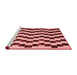 Contemporary Red Washable Rugs