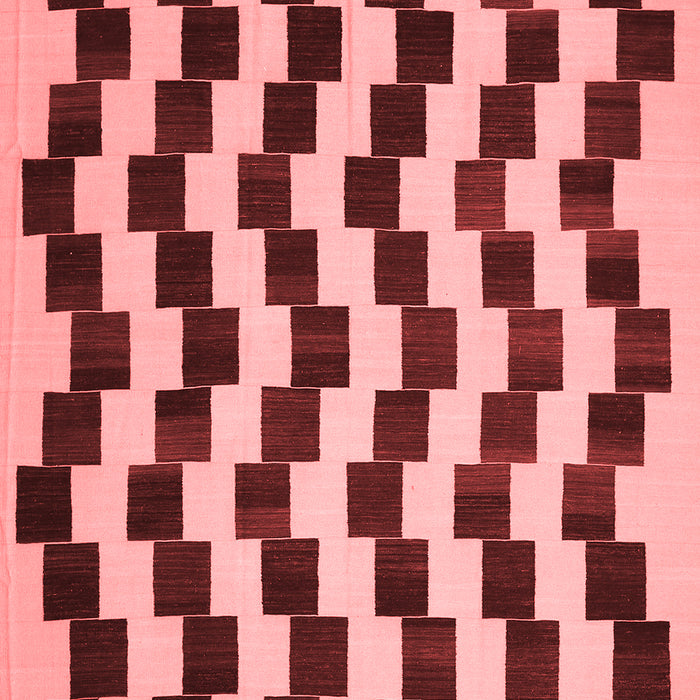 Abstract Red Contemporary Area Rugs