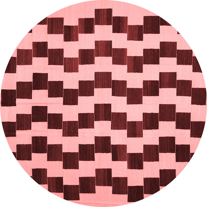 Abstract Red Contemporary Rug, con526red