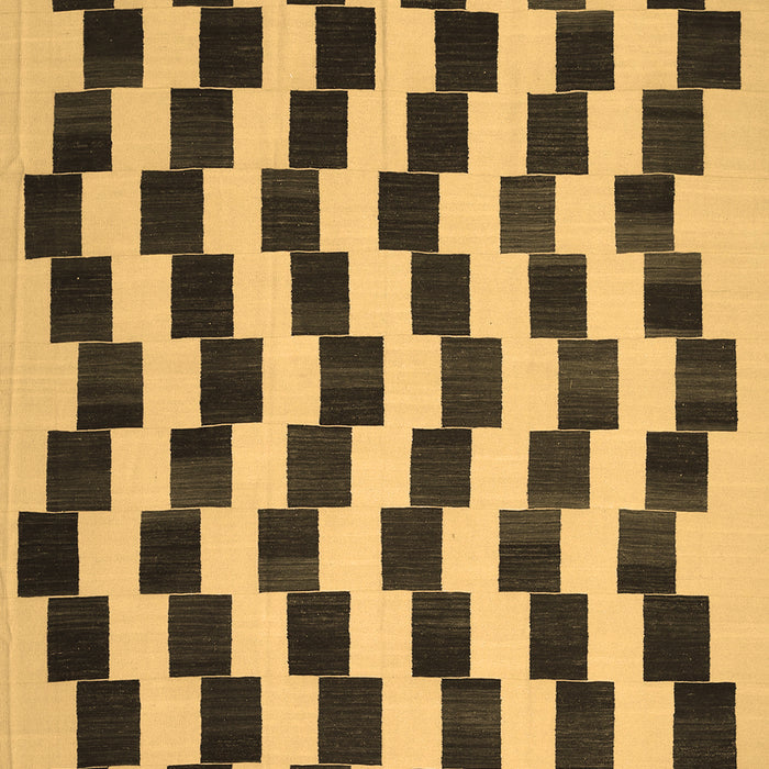 Abstract Brown Contemporary Rug, con526brn