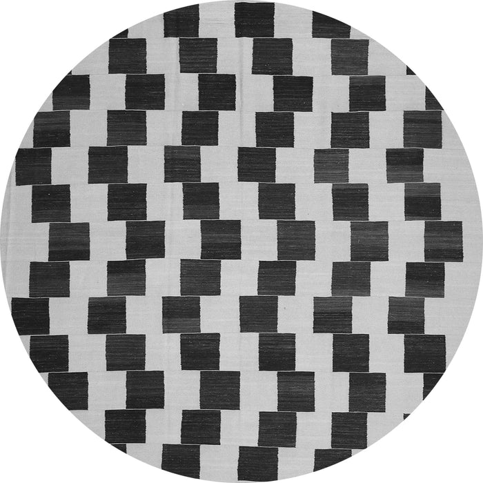 Machine Washable Abstract Gray Contemporary Rug, wshcon526gry