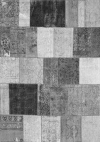 Patchwork Gray Transitional Rug, con527gry