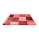 Transitional Red Washable Rugs