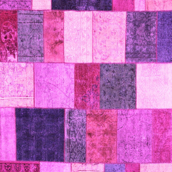 Patchwork Pink Transitional Rug, con527pnk