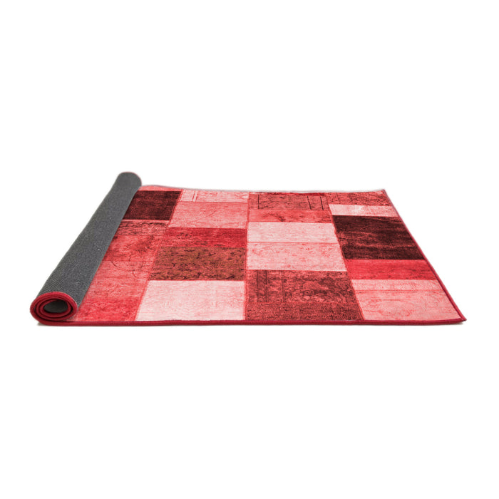 Patchwork Red Transitional Area Rugs