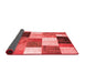 Patchwork Red Transitional Area Rugs