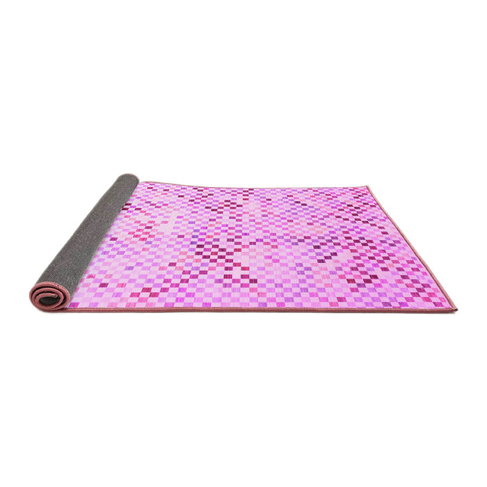 Sideview of Abstract Pink Contemporary Rug, con528pnk