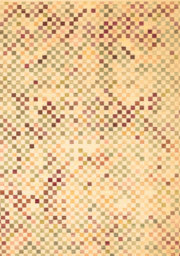 Abstract Brown Contemporary Rug, con528brn