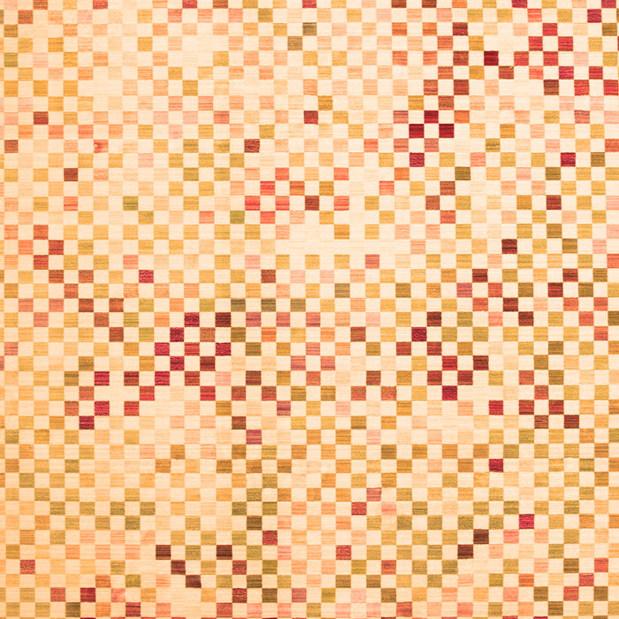 Abstract Orange Contemporary Rug, con528org