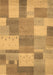 Patchwork Brown Transitional Rug, con529brn