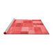 Transitional Red Washable Rugs