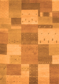 Patchwork Orange Transitional Rug, con529org