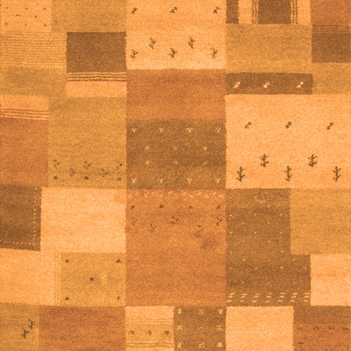 Serging Thickness of Machine Washable Patchwork Orange Transitional Area Rugs, wshcon529org