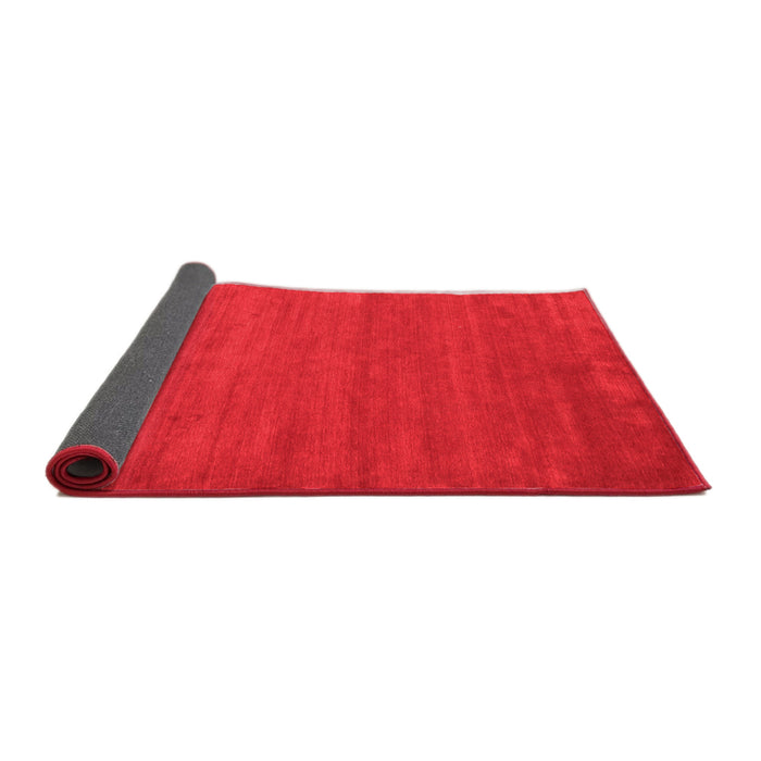 Abstract Red Contemporary Area Rugs