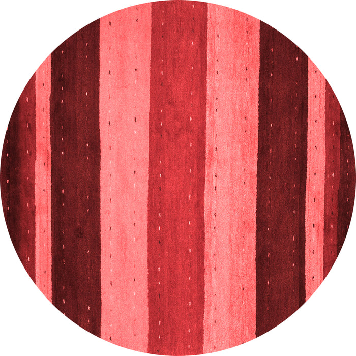 Machine Washable Abstract Red Contemporary Rug, wshcon530red