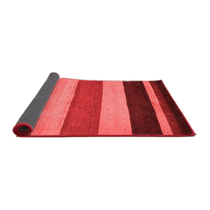 Abstract Red Contemporary Area Rugs