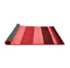 Abstract Red Contemporary Area Rugs