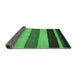 Sideview of Abstract Emerald Green Contemporary Rug, con530emgrn