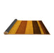 Sideview of Abstract Yellow Contemporary Rug, con530yw