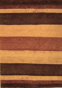 Abstract Brown Contemporary Rug, con530brn