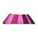 Sideview of Abstract Purple Contemporary Rug, con530pur