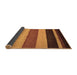 Sideview of Abstract Brown Contemporary Rug, con530brn