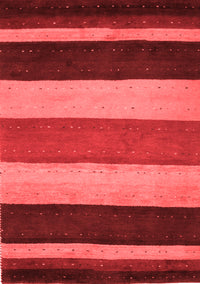 Abstract Red Contemporary Rug, con530red