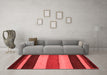 Contemporary Red Washable Rugs