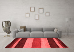Contemporary Red Washable Rugs