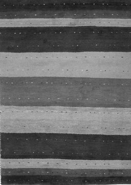 Abstract Gray Contemporary Rug, con530gry