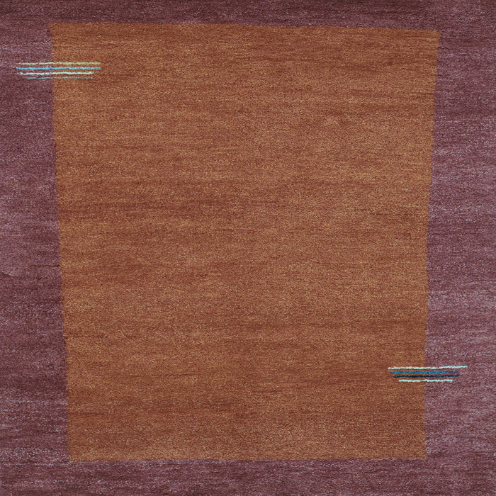 Square Abstract Light Blue Contemporary Rug, con531lblu