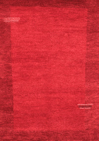 Abstract Red Contemporary Rug, con531red