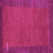 Square Abstract Purple Contemporary Rug, con531pur