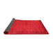 Abstract Red Contemporary Area Rugs