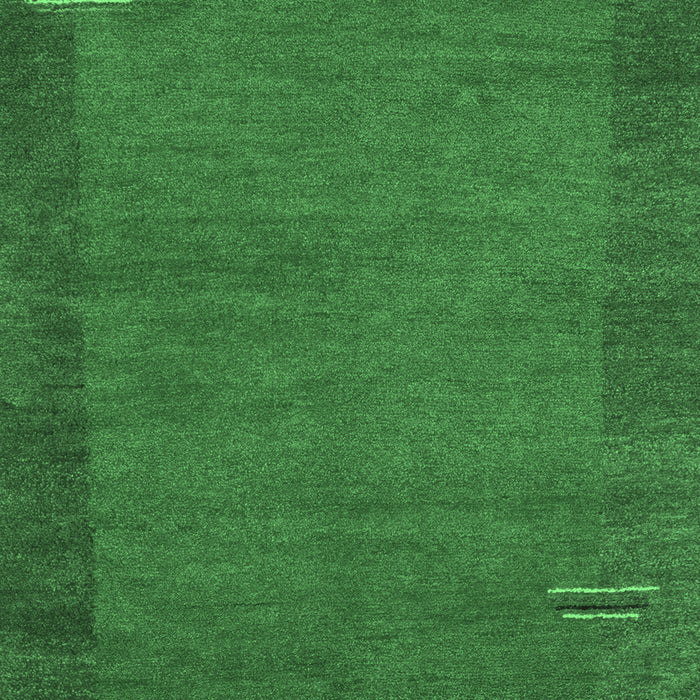 Machine Washable Abstract Emerald Green Contemporary Area Rugs, wshcon531emgrn