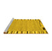 Sideview of Machine Washable Abstract Yellow Contemporary Rug, wshcon532yw