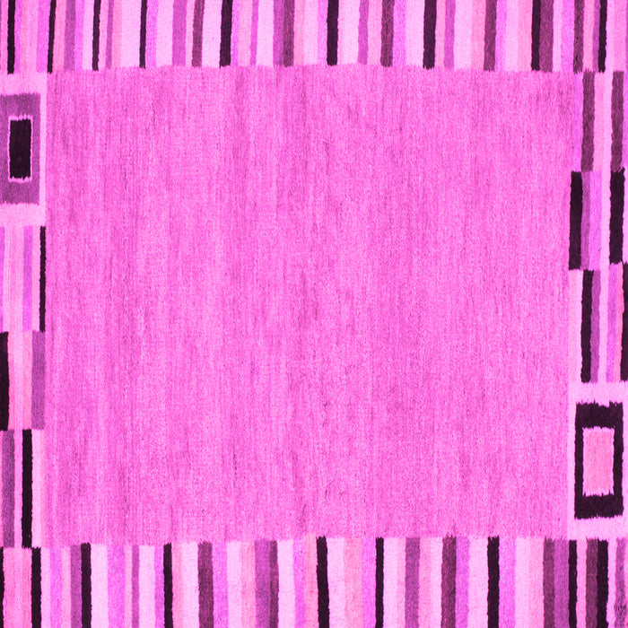 Square Abstract Pink Contemporary Rug, con532pnk