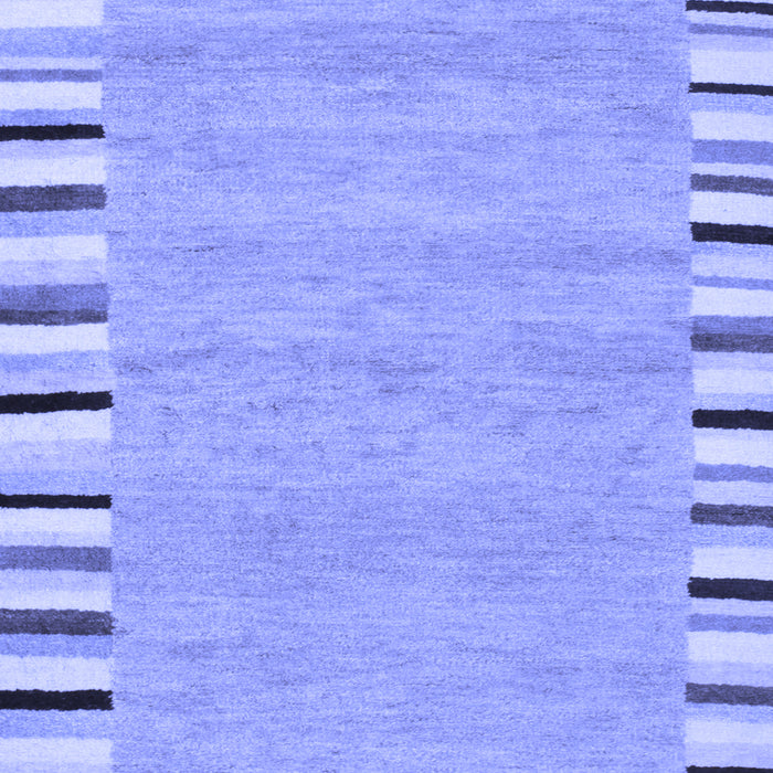 Abstract Blue Contemporary Rug, con532blu