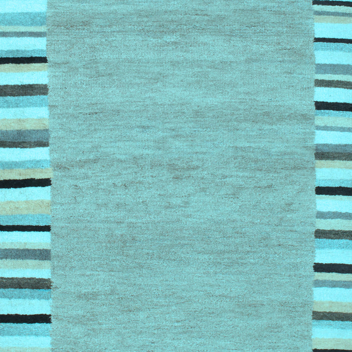Abstract Light Blue Contemporary Rug, con532lblu