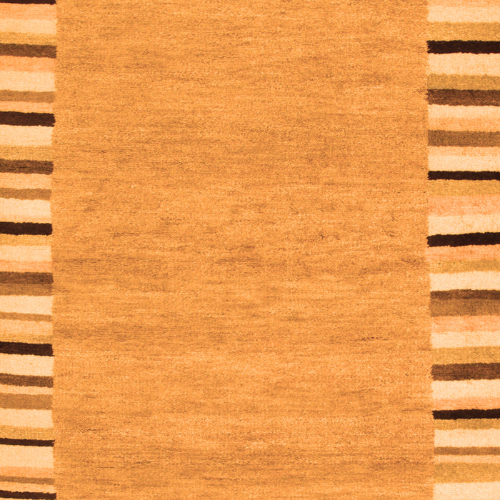 Abstract Orange Contemporary Rug, con532org