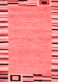 Abstract Red Contemporary Rug, con532red