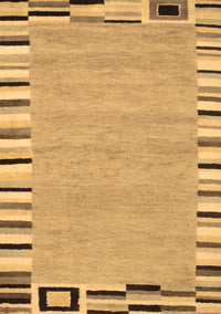 Abstract Brown Contemporary Rug, con532brn